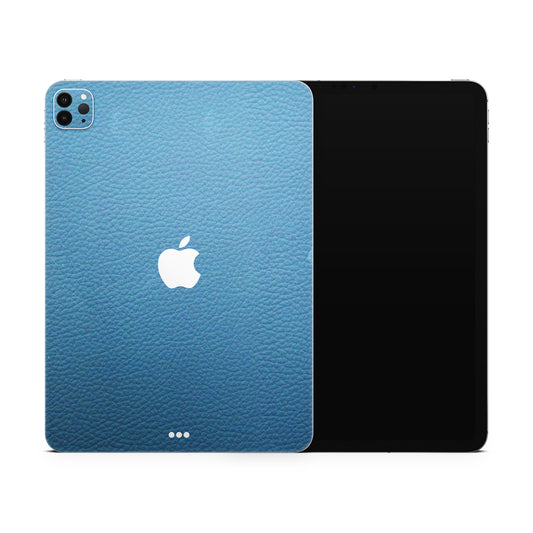 Plain Blue Sobber Floor Matte Finish i-Pad Skin