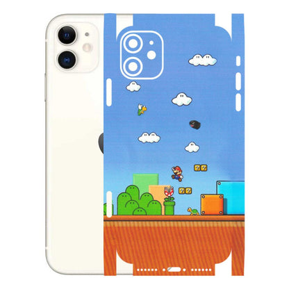 Apple iPhone Skins (All Models) - Mario Game Scene - Matte Finish (M-24) iPhone 11