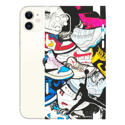 Apple iPhone Skins (All Models) - Jordan Sneakers Fan - Matte Finish (M-80) iPhone 11