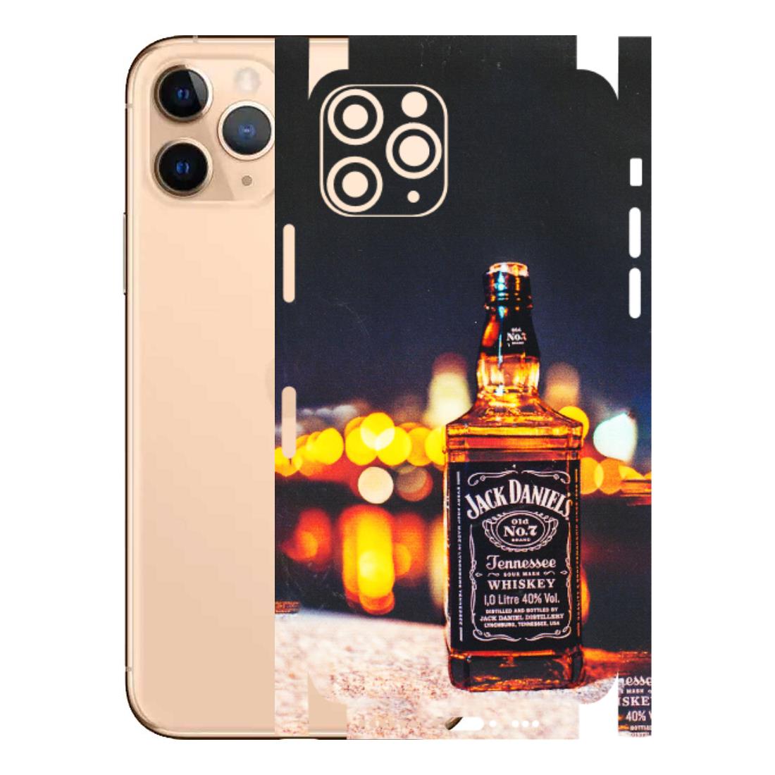 Apple iPhone Skins (All Models) - JD Whiskey Bottle - 3D Embossed Finish (L-20) iPhone 11 Pro