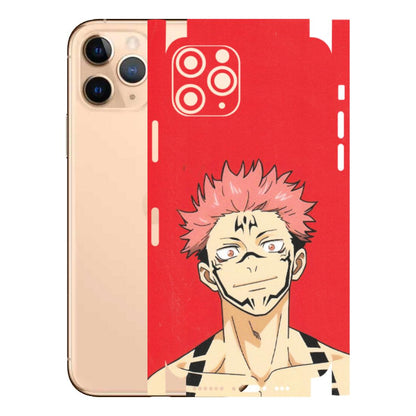Apple iPhone Skins (All Models) - Ryomen Sukuna Fun Anime - Matte Finish (M-153) iPhone 11 Pro
