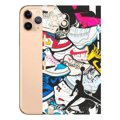 Apple iPhone Skins (All Models) - Jordan Sneakers Fan - Matte Finish (M-80) iPhone 11 Pro