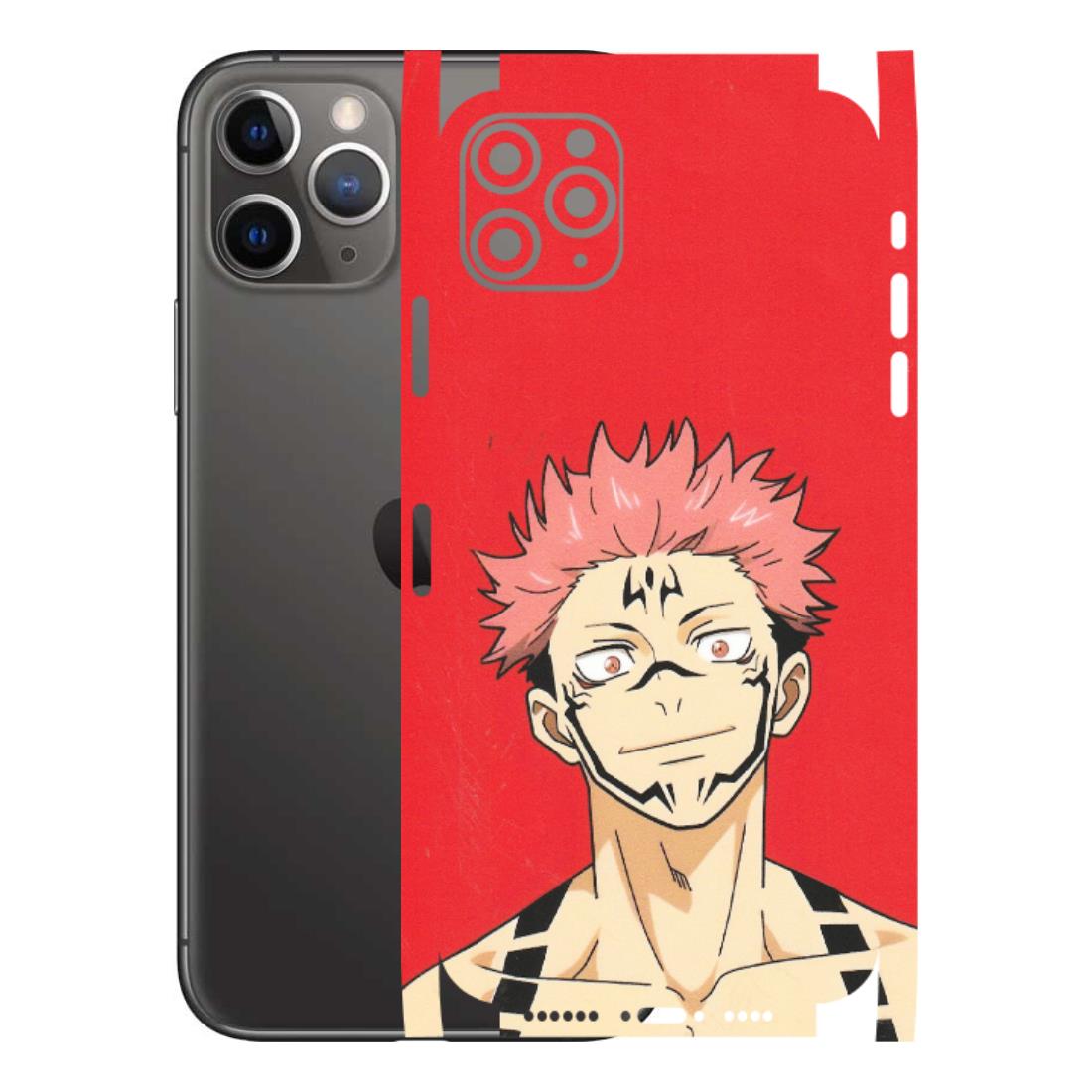 Apple iPhone Skins (All Models) - Ryomen Sukuna Fun Anime - Matte Finish (M-153) iPhone 11 Pro Max