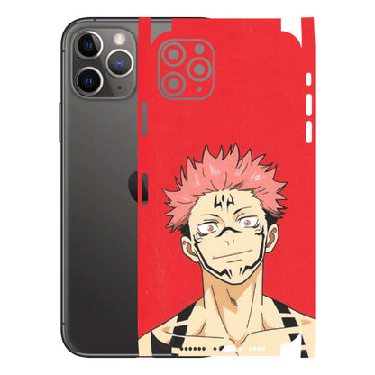 Apple iPhone Skins (All Models) - Ryomen Sukuna Fun Anime - Matte Finish (M-153) iPhone 11 Pro Max