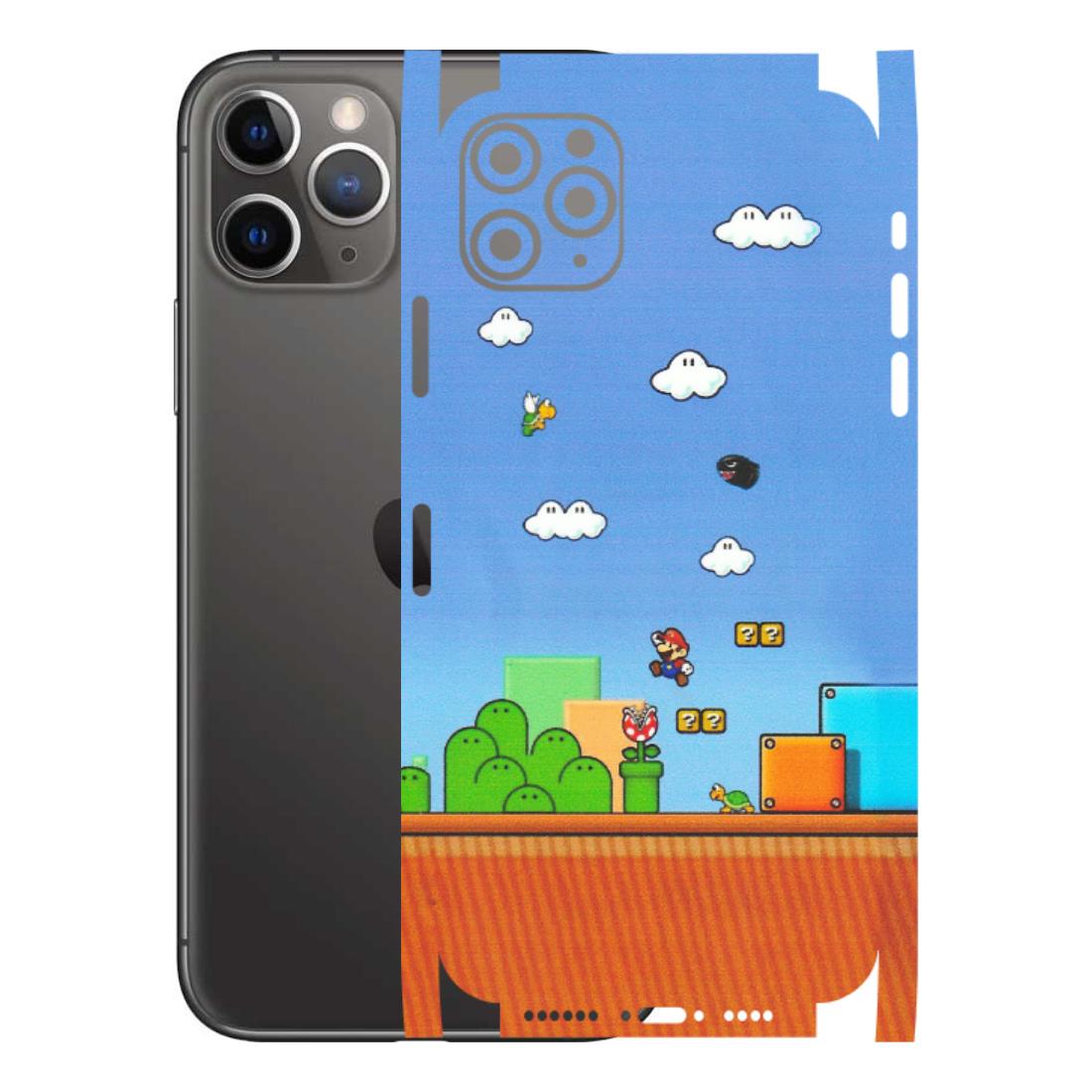 Apple iPhone Skins (All Models) - Mario Game Scene - Matte Finish (M-24) iPhone 11 Pro Max