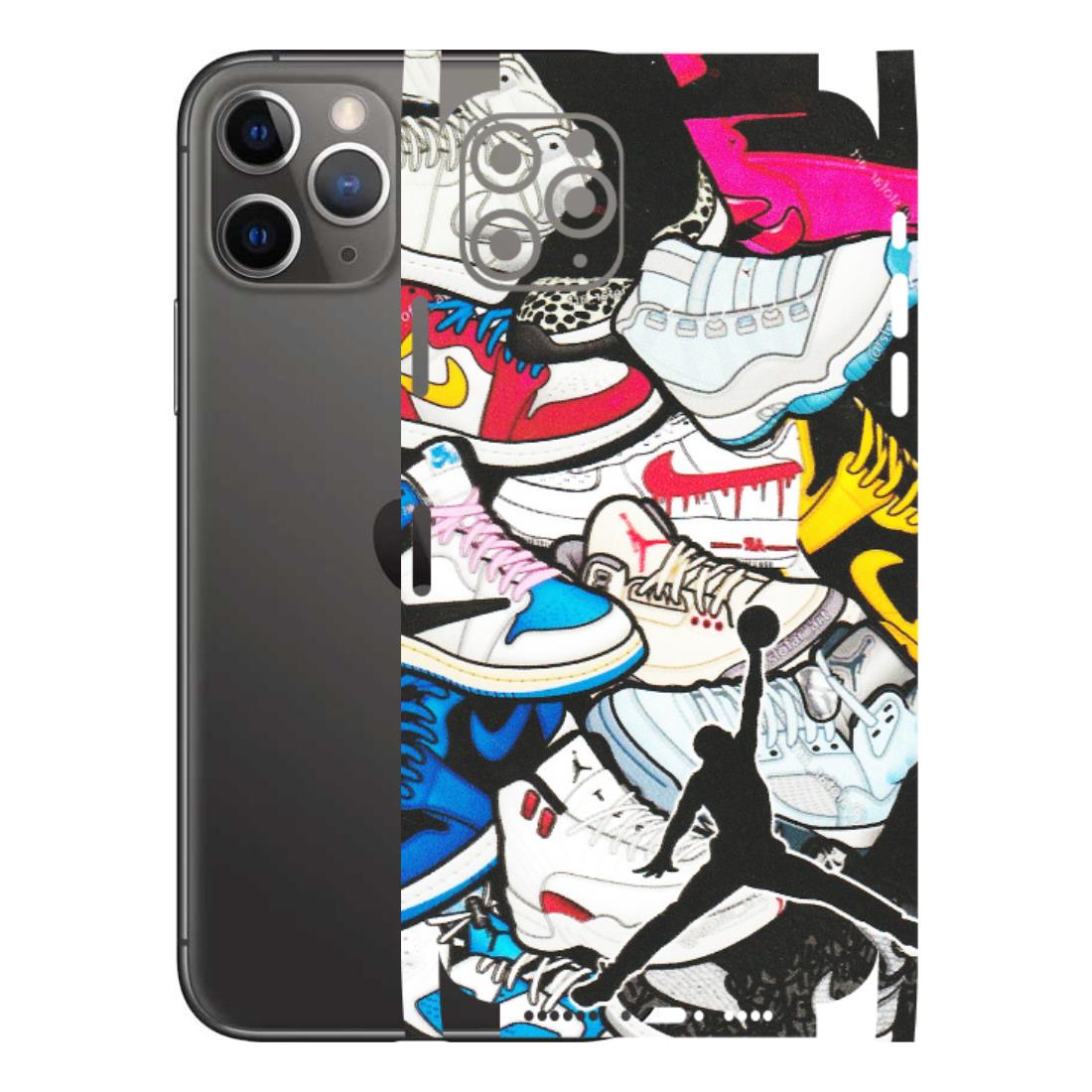 Apple iPhone Skins (All Models) - Jordan Sneakers Fan - Matte Finish (M-80) iPhone 11 Pro Max