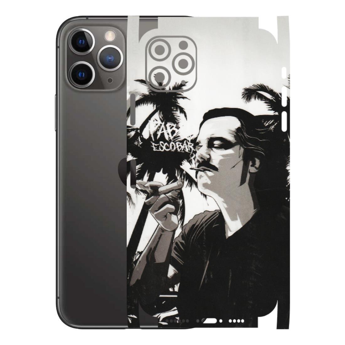 Apple iPhone Skins (All Models) - Pab Escobar - Transparent Finish (T-05) iPhone 11 Pro Max