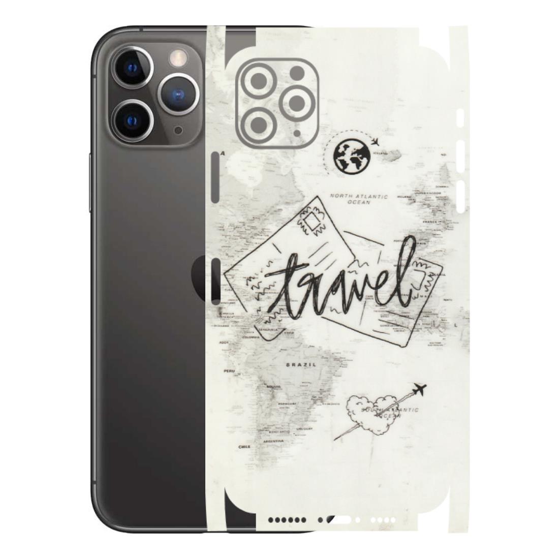 Apple iPhone Skins (All Models) - Travel Ticket - Transparent Finish (T-06) iPhone 11 Pro Max