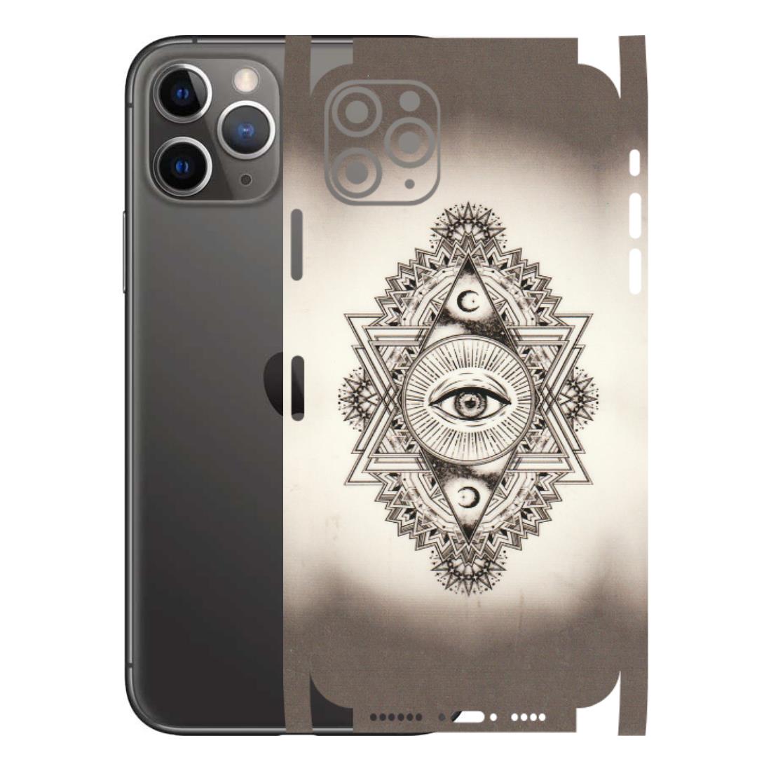 Apple iPhone Skins (All Models) - Illuminati Great Eye - Transparent Finish (T-14) iPhone 11 Pro Max
