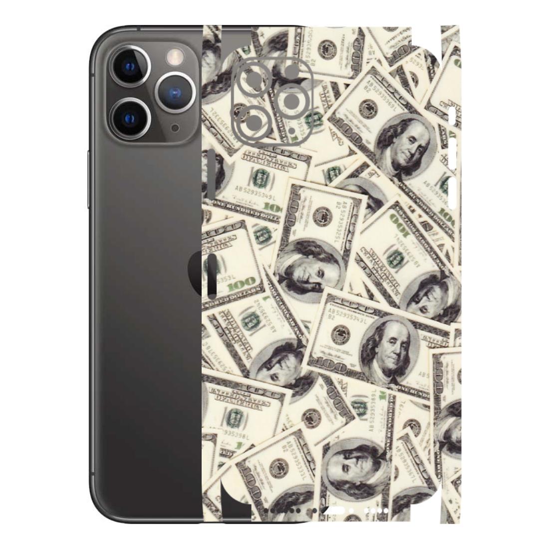 Apple iPhone Skins (All Models) - Dollar Lover - Transparent Finish (T-17) iPhone 11 Pro Max