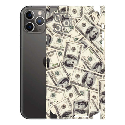 Apple iPhone Skins (All Models) - Dollar Lover - Transparent Finish (T-17) iPhone 11 Pro Max