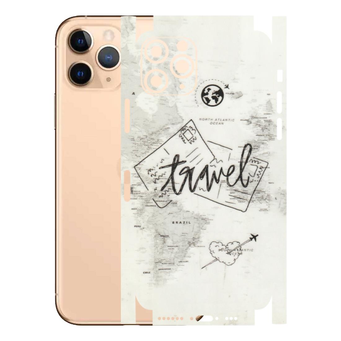 Apple iPhone Skins (All Models) - Travel Ticket - Transparent Finish (T-06) iPhone 11 Pro