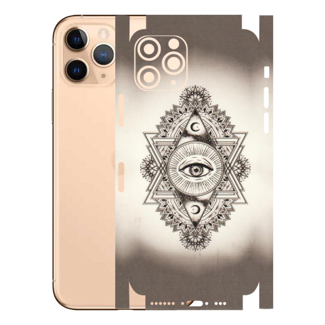 Apple iPhone Skins (All Models) - Illuminati Great Eye - Transparent Finish (T-14) iPhone 11 Pro