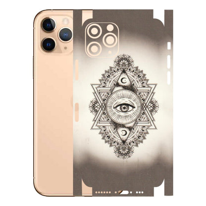 Apple iPhone Skins (All Models) - Illuminati Great Eye - Transparent Finish (T-14) iPhone 11 Pro
