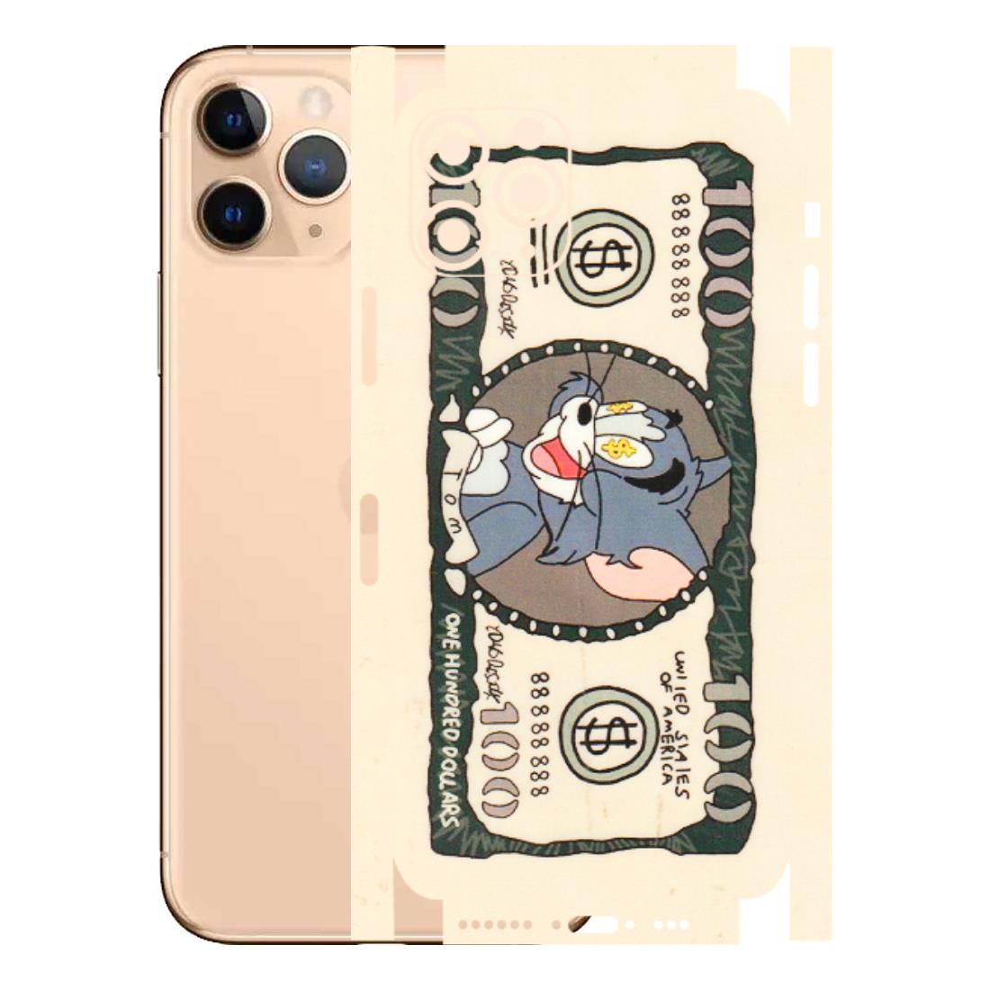 Apple iPhone Skins (All Models) - One Hundred Dollar Tom - Transparent Finish (T-16) iPhone 11 Pro