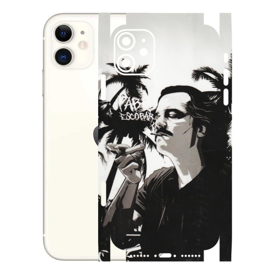 Apple iPhone Skins (All Models) - Pab Escobar - Transparent Finish (T-05) iPhone 11