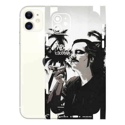 Apple iPhone Skins (All Models) - Pab Escobar - Transparent Finish (T-05) iPhone 11