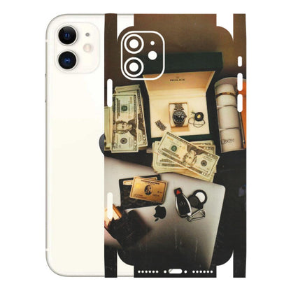 Apple iPhone Skins (All Models) - Luxury Lifestyle - Transparent Finish (T-11) iPhone 11