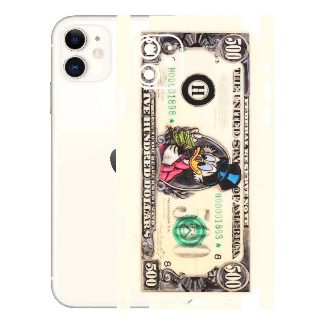 Apple iPhone Skins (All Models) - Five Hundred Dollar Duck - Transparent Finish (T-15) iPhone 11