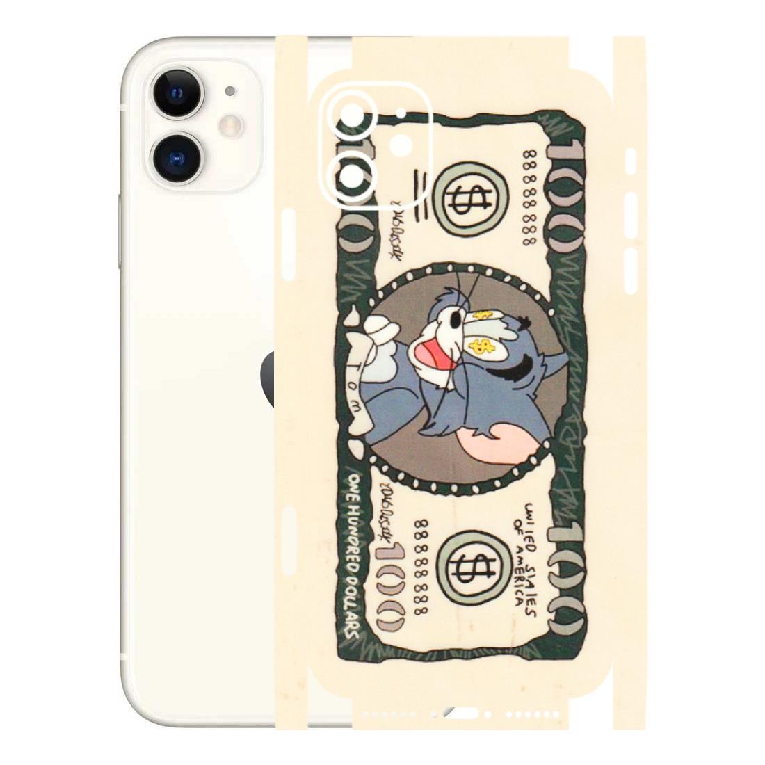 Apple iPhone Skins (All Models) - One Hundred Dollar Tom - Transparent Finish (T-16) iPhone 11