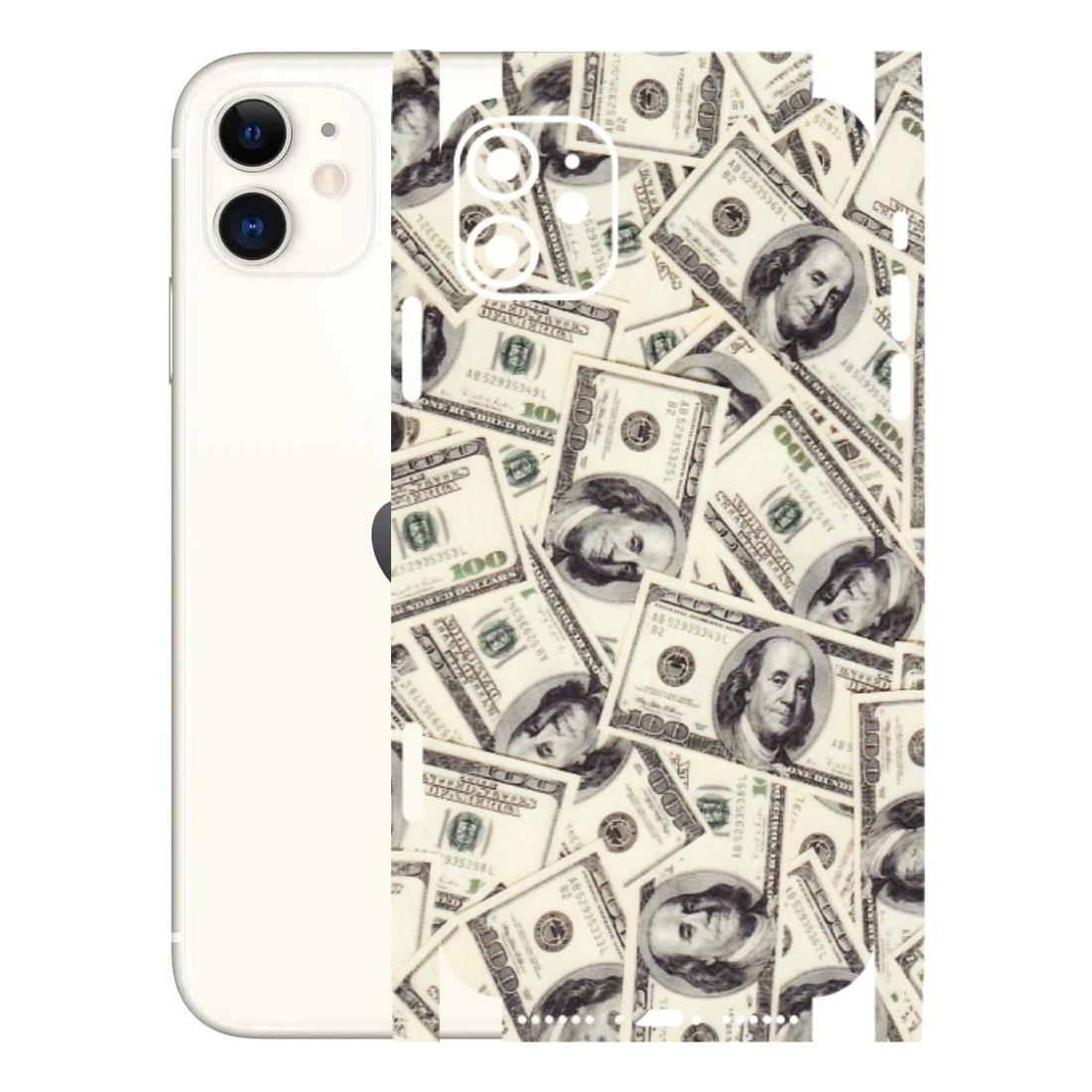 Apple iPhone Skins (All Models) - Dollar Lover - Transparent Finish (T-17) iPhone 11