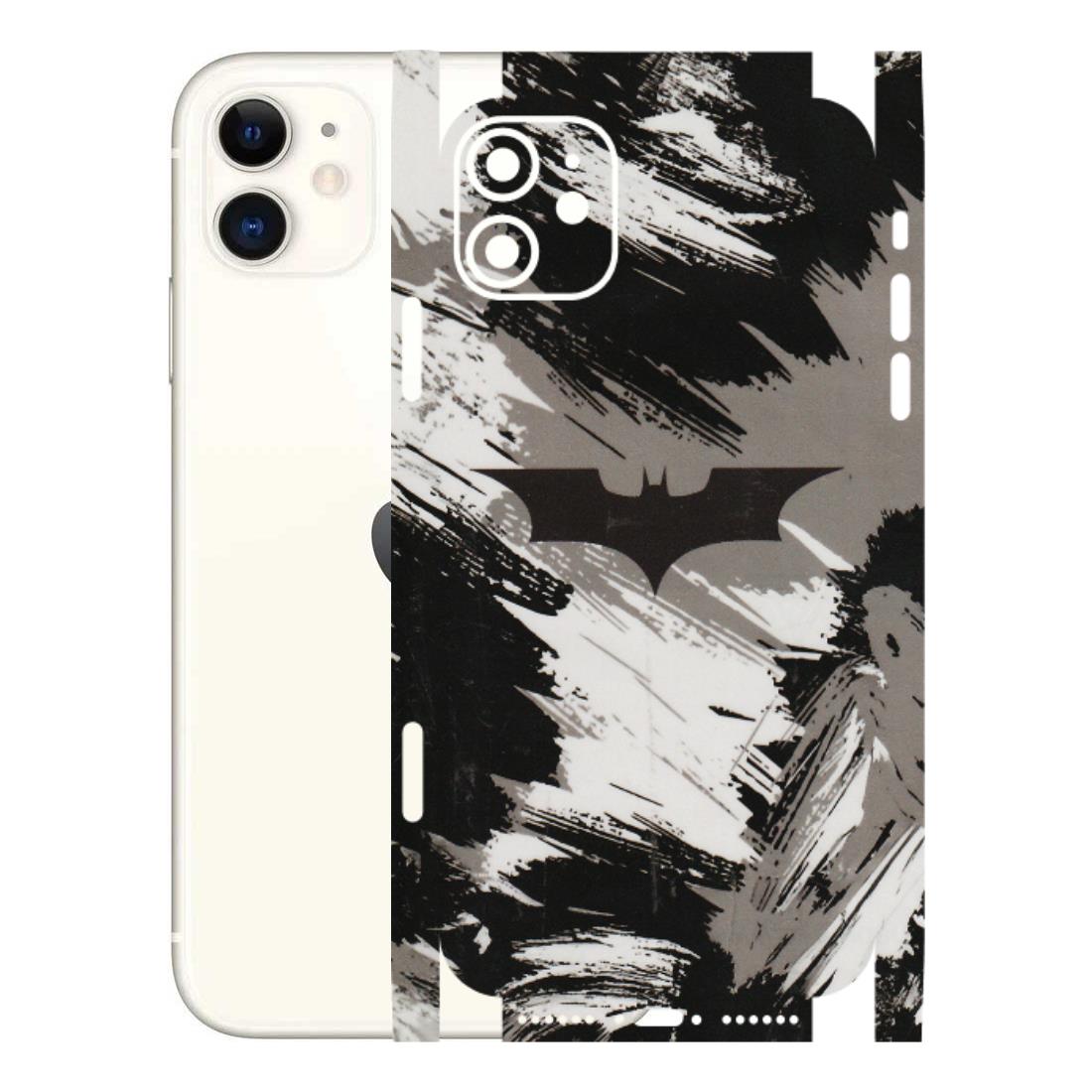 Apple iPhone Skins (All Models) - Batman Fleece DC - Transparent Finish (T-19) iPhone 11
