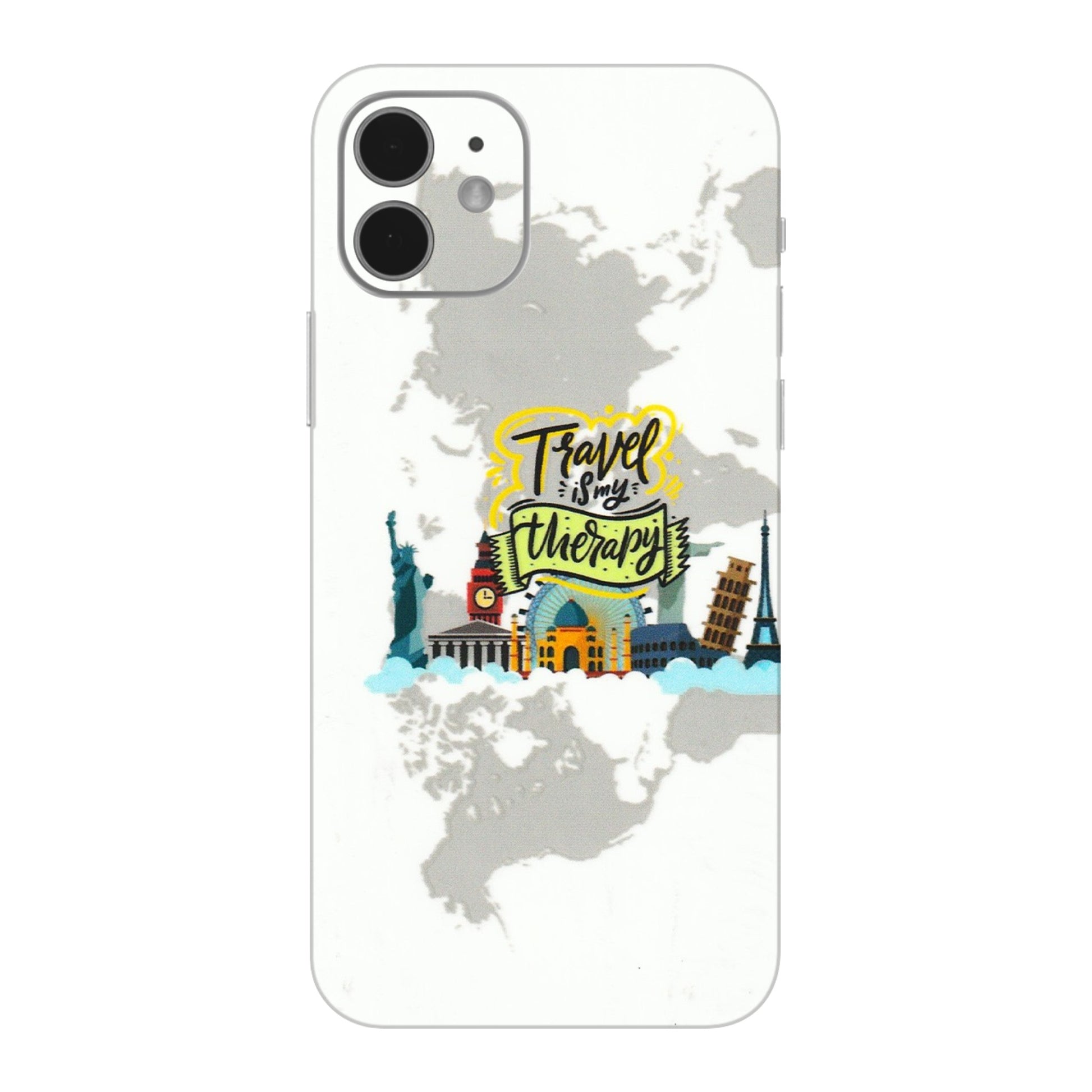 Apple iPhone Skins (All Models) - Travel Therapy - 3D Embossed Finish (L-199) iPhone 12