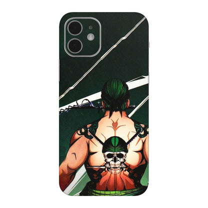 Apple iPhone Skins (All Models) - Zoro Anime - 3D Embossed Finish (L-23) iPhone 12