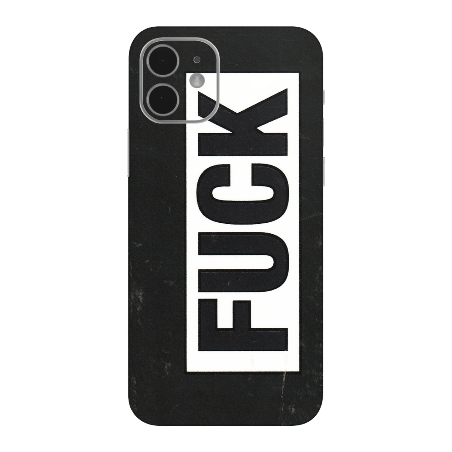 Apple iPhone Skins (All Models) - The F Word - 3D Embossed Finish (L-255) iPhone 12