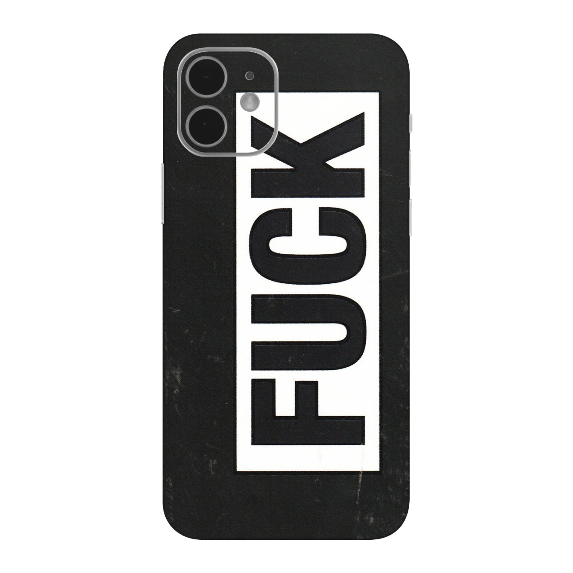Apple iPhone Skins (All Models) - The F Word - 3D Embossed Finish (L-255) iPhone 12