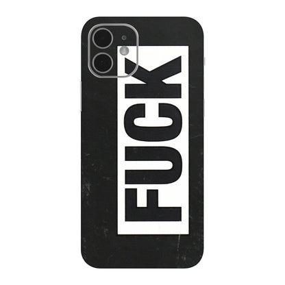 Apple iPhone Skins (All Models) - The F Word - 3D Embossed Finish (L-255) iPhone 12