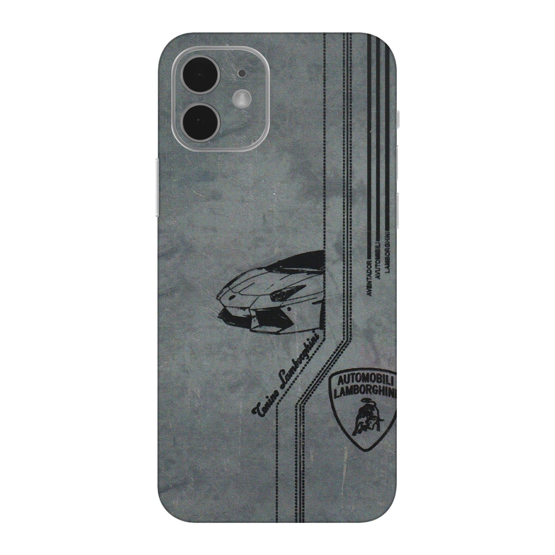 Apple iPhone Skins (All Models) - New Lamborgini Aventador - 3D Embossed Finish (L-321) iPhone 12
