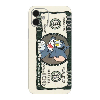 Apple iPhone Skins (All Models) - Tom Hundred Dollar - 3D Embossed Finish (L-324) iPhone 12
