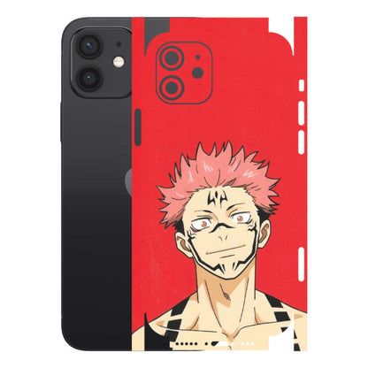 Apple iPhone Skins (All Models) - Ryomen Sukuna Fun Anime - Matte Finish (M-153) iPhone 12