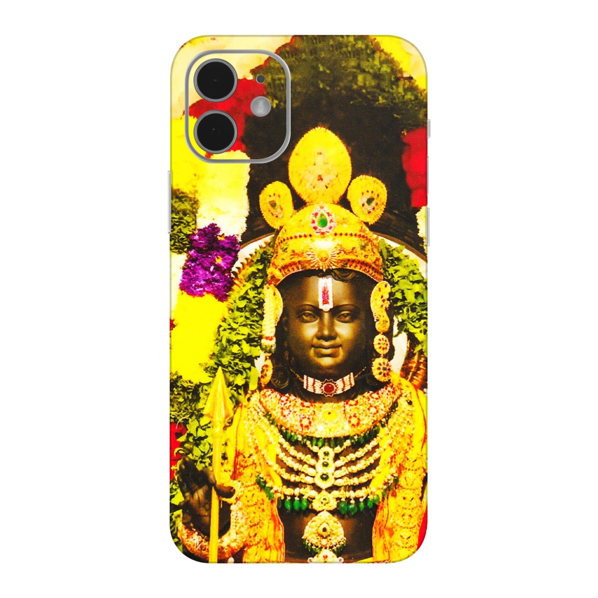 Apple iPhone Skins (All Models) - Ram Lalla Ayodhya - 3D Embossed Finish (L-103) iPhone 12 Mini