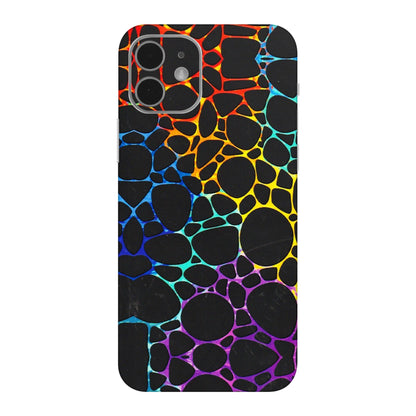 Apple iPhone Skins (All Models) - Abstract Art MultiColour - 3D Embossed Finish (L-133) iPhone 12 Mini