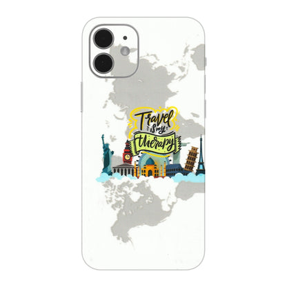 Apple iPhone Skins (All Models) - Travel Therapy - 3D Embossed Finish (L-199) iPhone 12 Mini