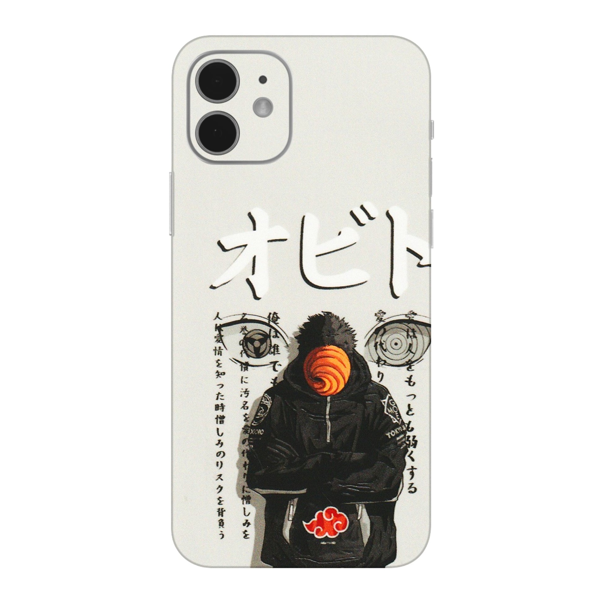 Apple iPhone Skins (All Models) - Obito Anime Eye - 3D Embossed Finish (L-19) iPhone 12 Mini