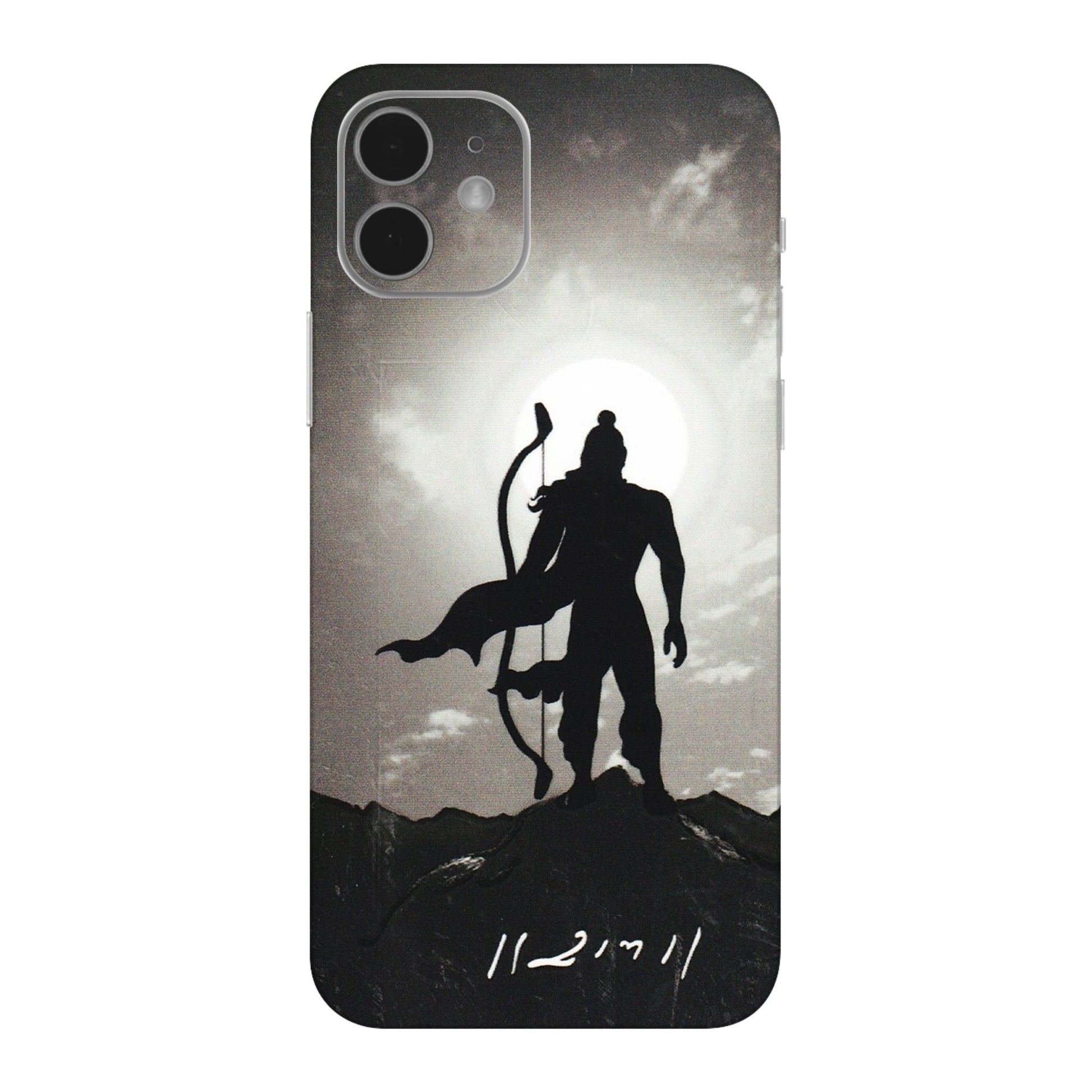 Apple iPhone Skins (All Models) - Jai Siya Ram - 3D Embossed Finish (L-200) iPhone 12 Mini