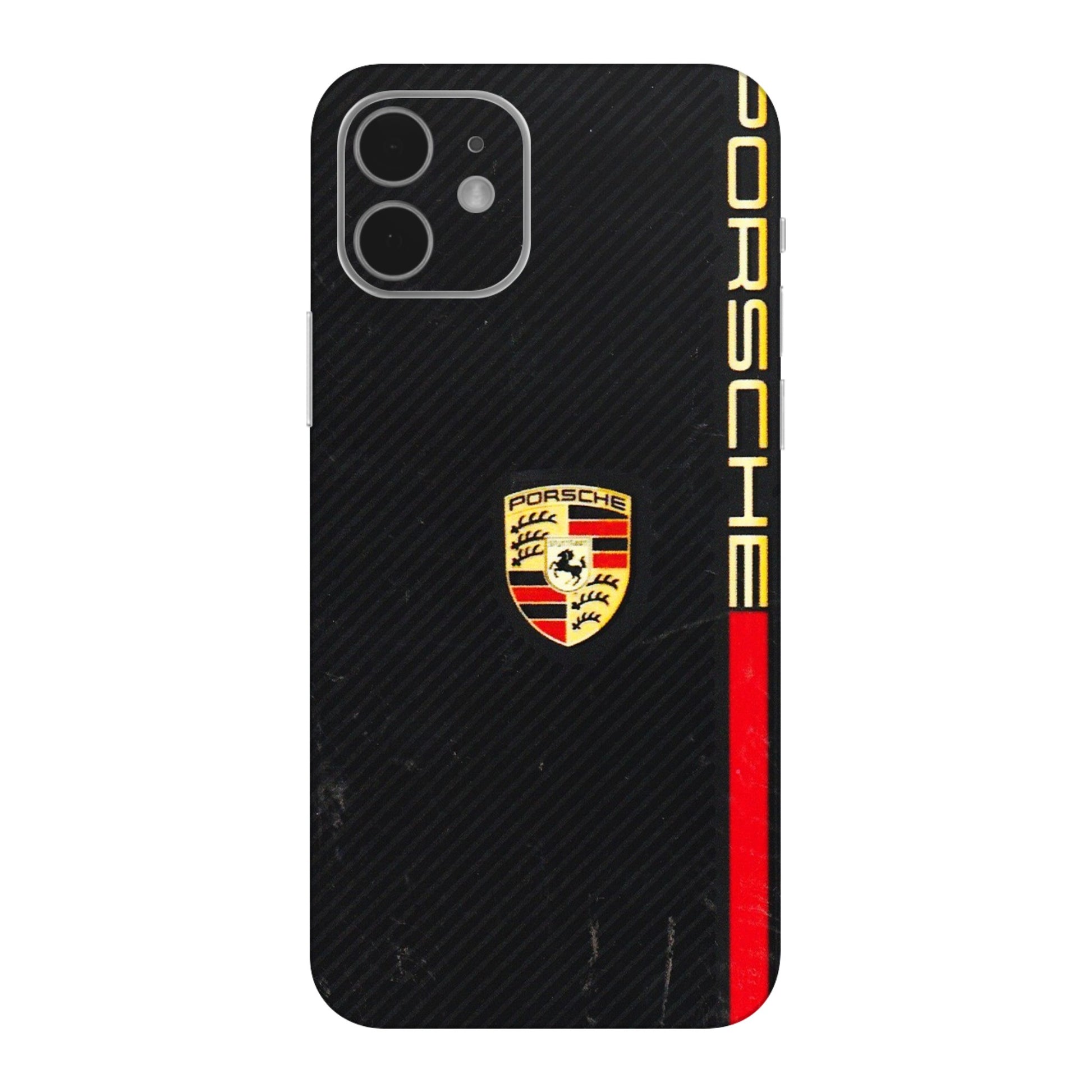 Apple iPhone Skins (All Models) - Premium Porsche - 3D Embossed Finish (L-225) iPhone 12 Mini