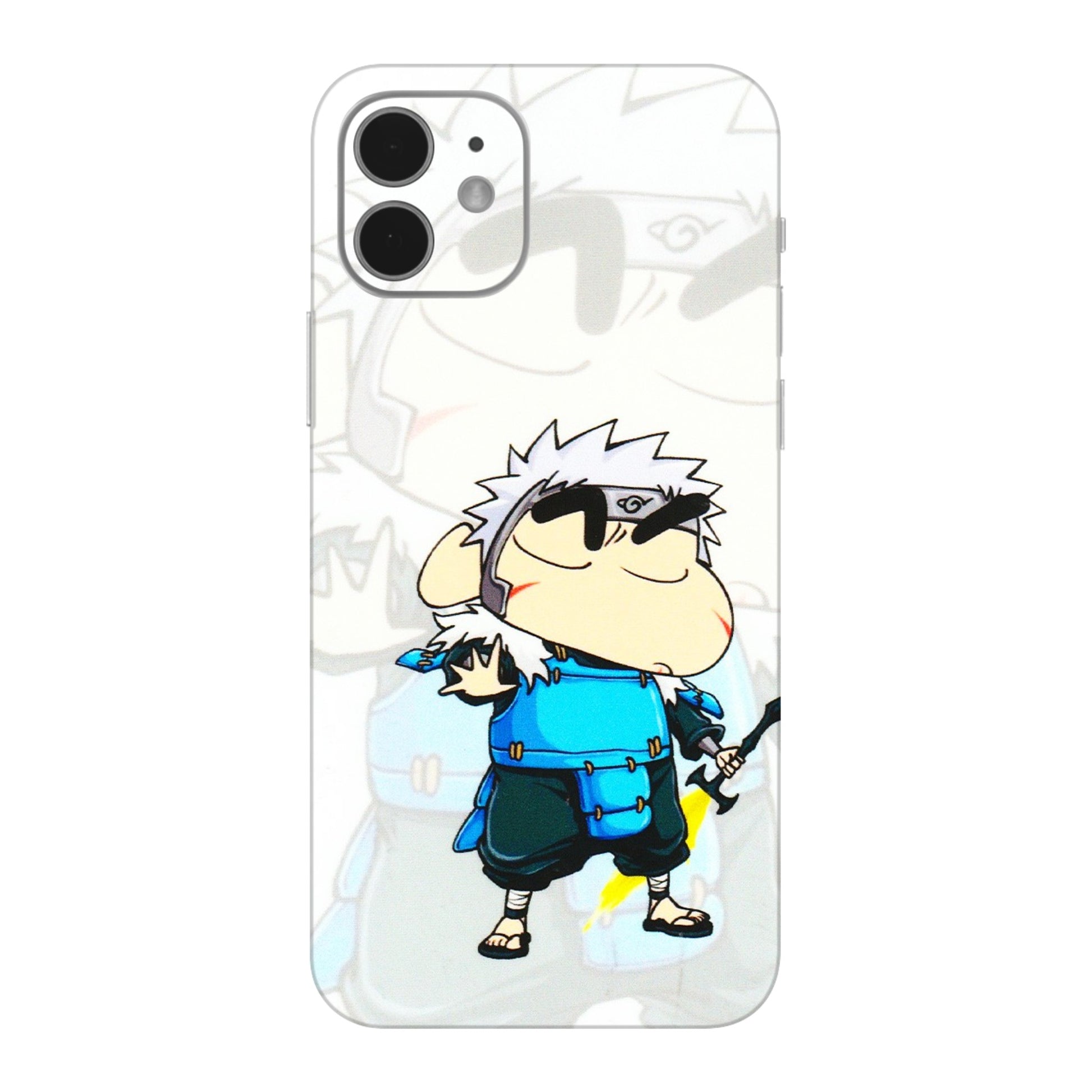 Apple iPhone Skins (All Models) - Angry Young Shinchan - 3D Embossed Finish (L-226) iPhone 12 Mini