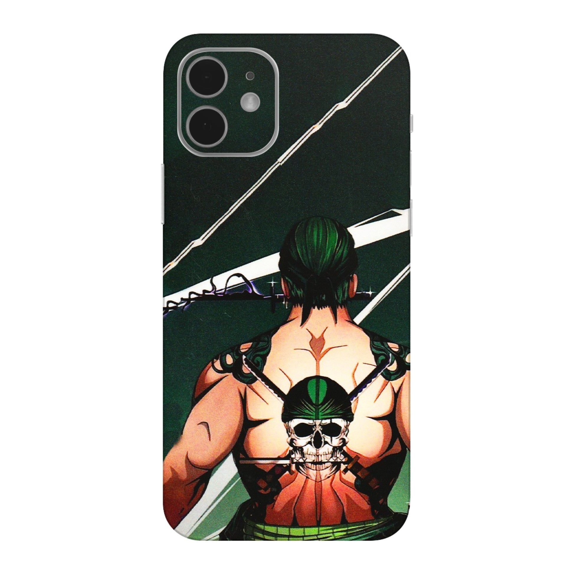Apple iPhone Skins (All Models) - Zoro Anime - 3D Embossed Finish (L-23) iPhone 12 Mini