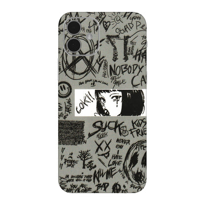 Apple iPhone Skins (All Models) - Never Have Love Anime - 3D Embossed Finish (L-260) iPhone 12 Mini
