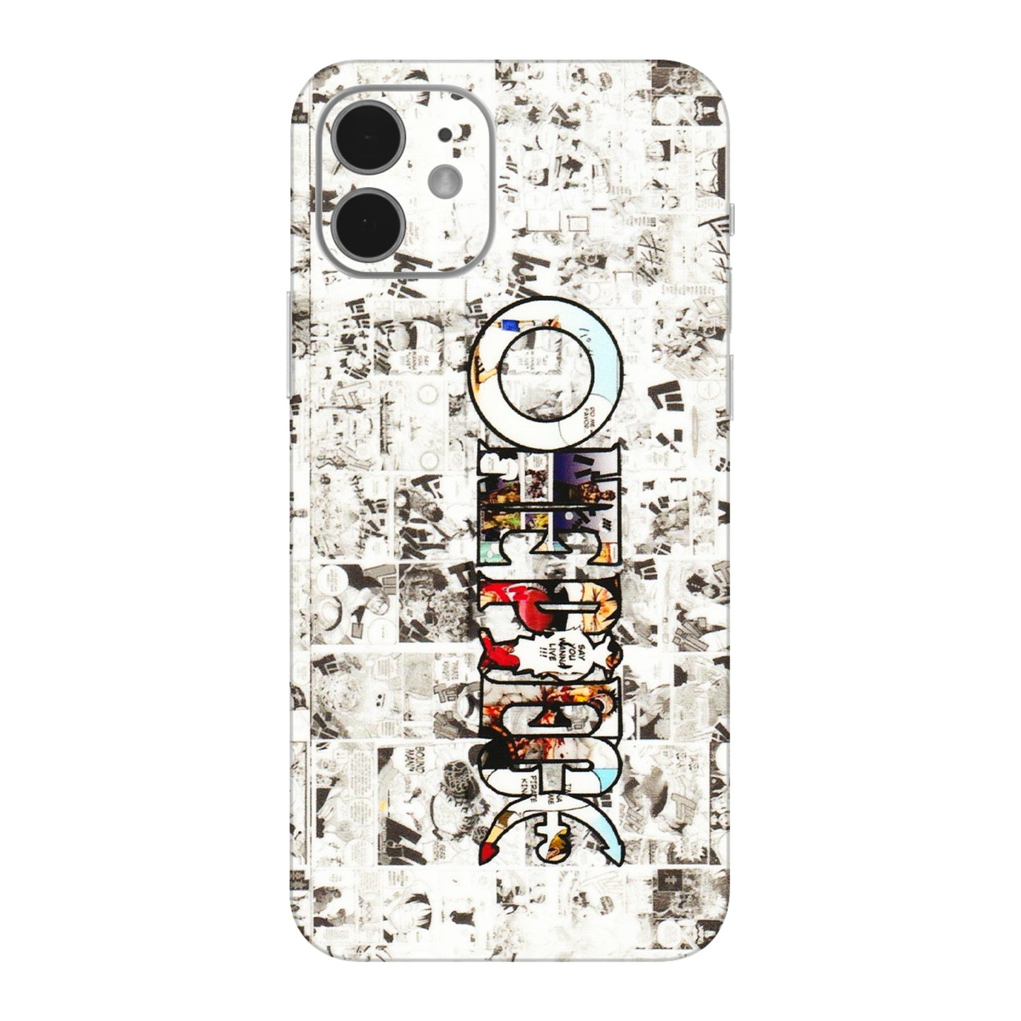 Apple iPhone Skins (All Models) - One Piece Manga - 3D Embossed Finish (L-26) iPhone 12 Mini