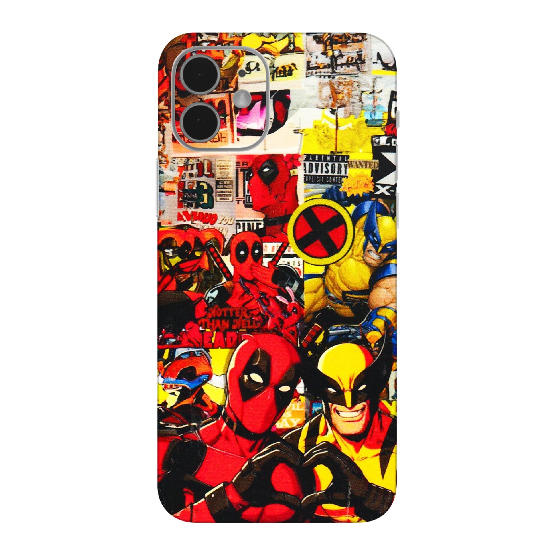Apple iPhone Skins (All Models) - Spidy Wolverine - 3D Embossed Finish (L-310) iPhone 12 Mini