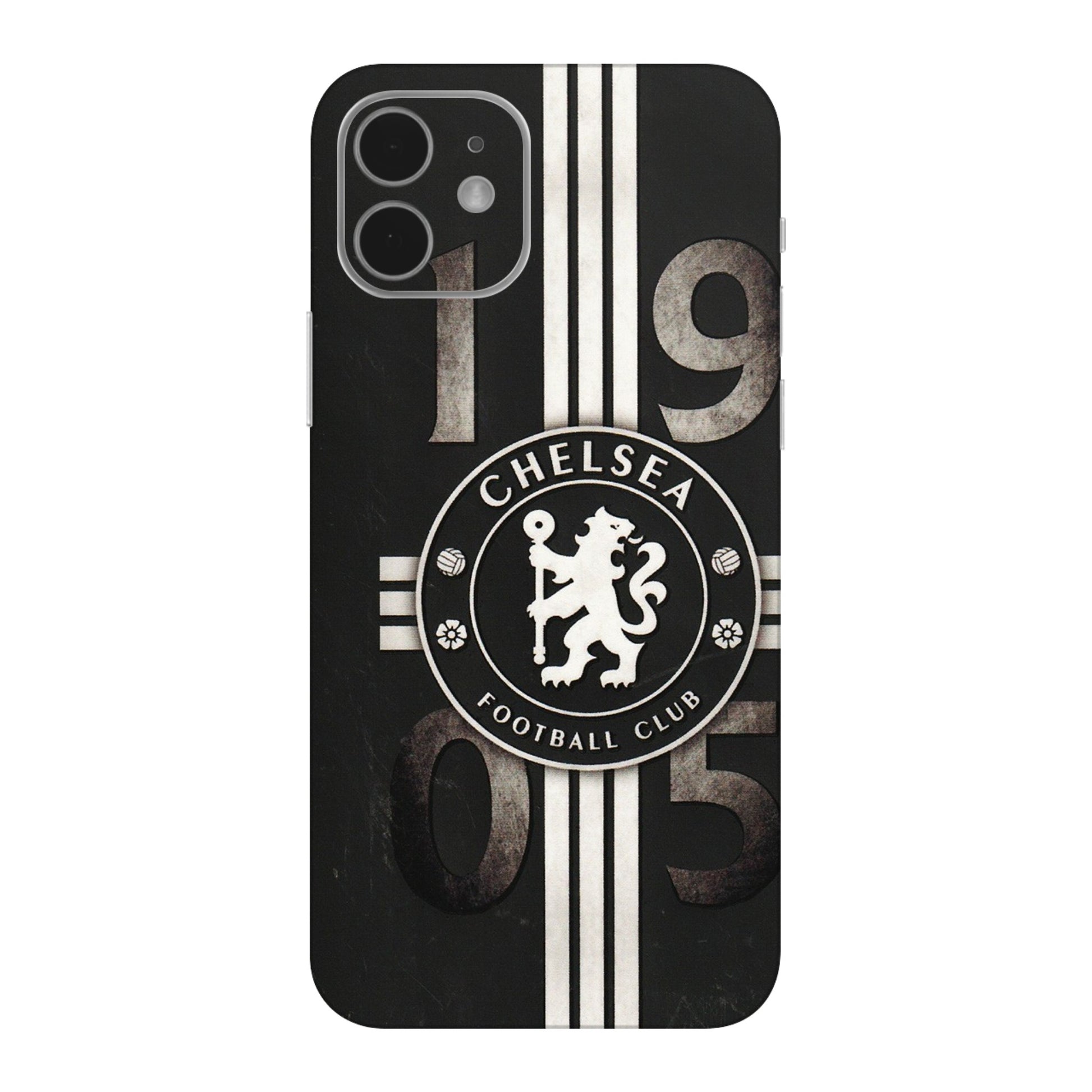 Apple iPhone Skins (All Models) - Chelsea Fan Club - 3D Embossed Finish (L-36) iPhone 12 Mini