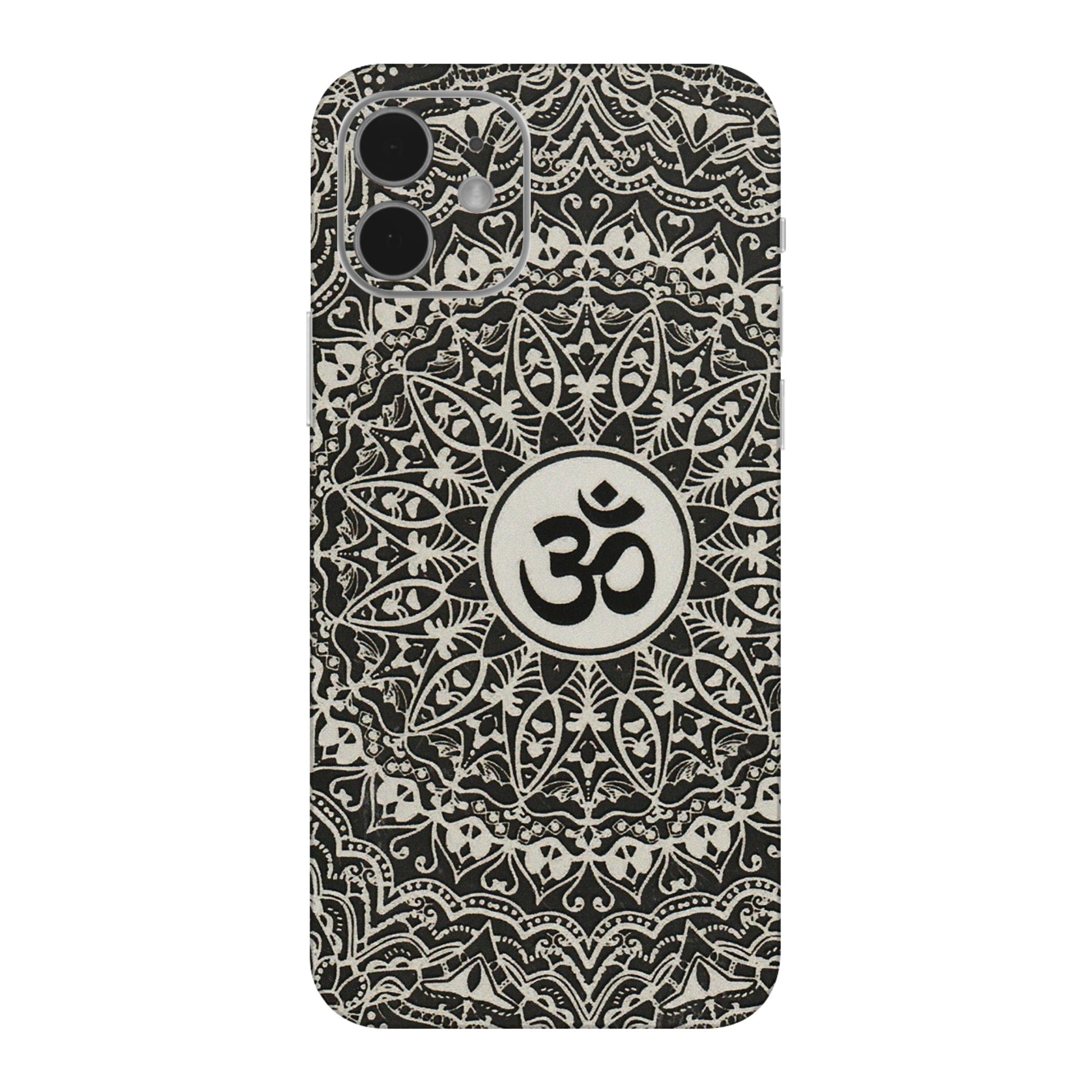 Apple iPhone Skins (All Models) - Aum Elegant Mandala - 3D Embossed Finish (L-62) iPhone 12 Mini