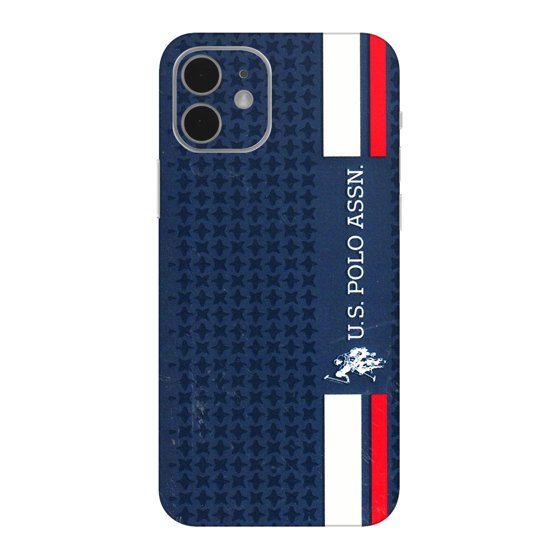 Apple iPhone Skins (All Models) - US POLO Designer Brand - 3D Embossed Finish (L-65) iPhone 12 Mini