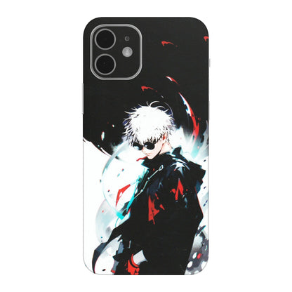 Apple iPhone Skins (All Models) - Gojo Powerful Charater Kaisen Anime - Matte Finish (M-144) iPhone 12 Mini