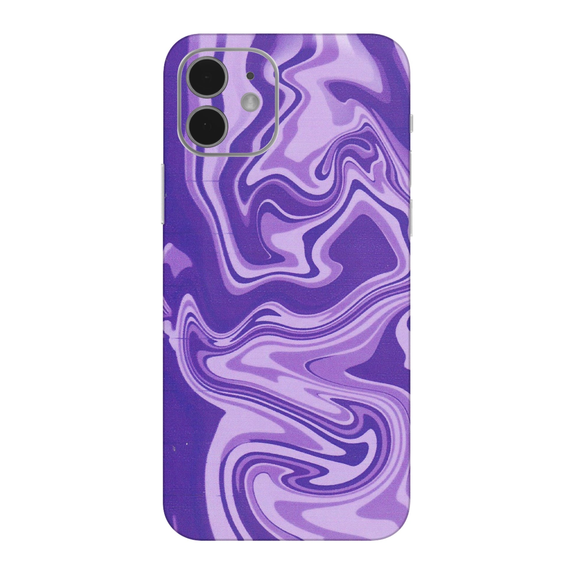 Apple iPhone Skins (All Models) - Hazy Purple Nights - Matte Finish (M-14) iPhone 12 Mini